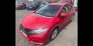 Used 2012 Honda Civic Se Red - Interior and Exterior details 8