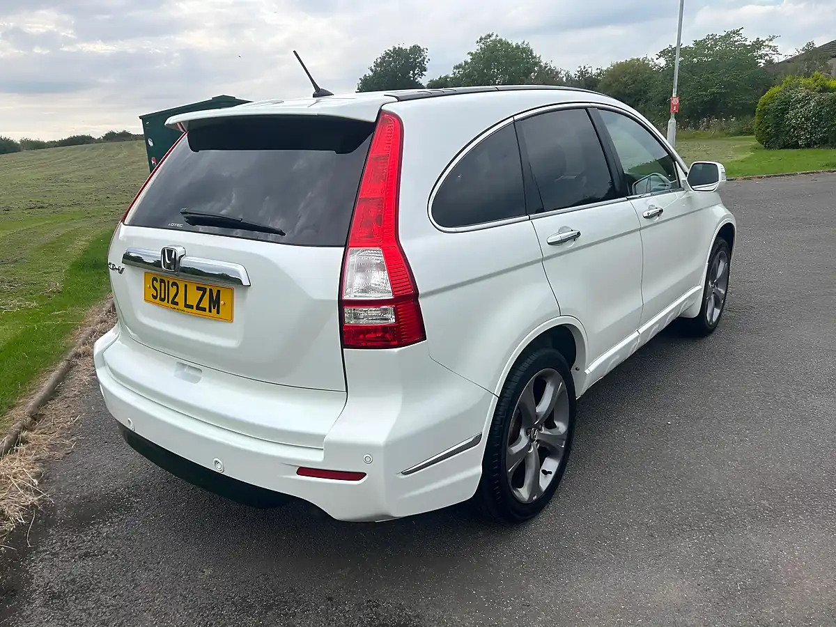Used 2012 Honda Cr-V Ex White - Interior and Exterior details 6