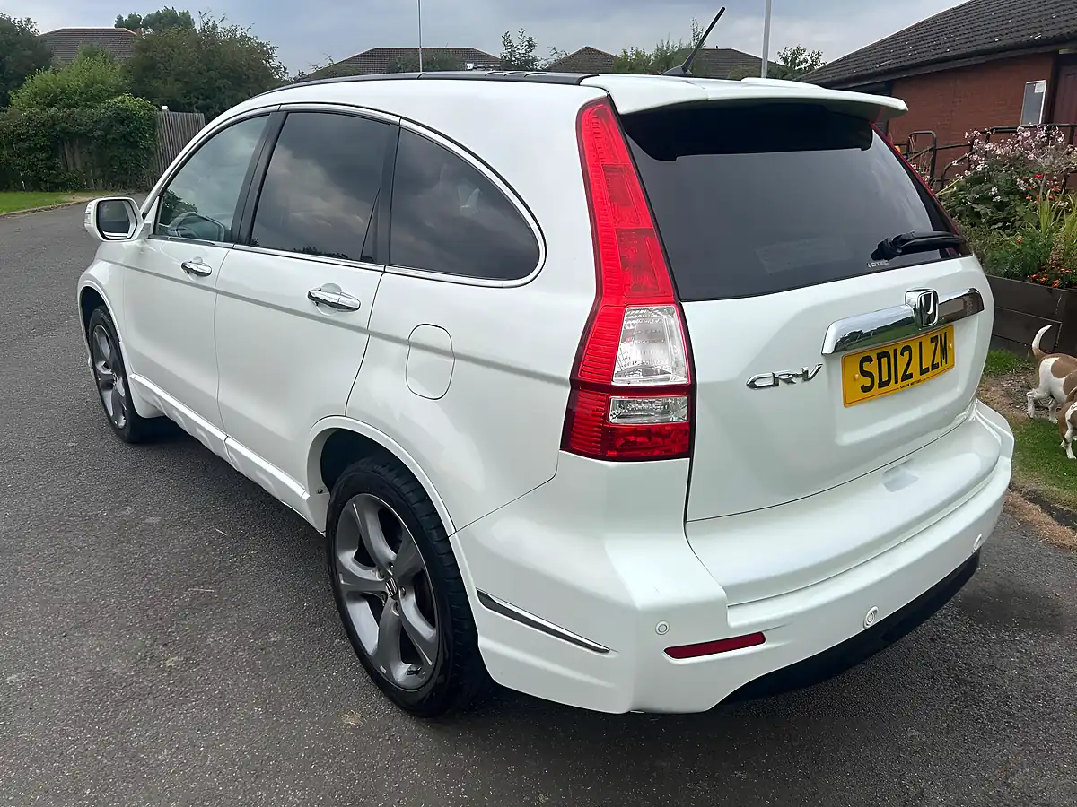 Used 2012 Honda Cr-V Ex White - Interior and Exterior details 7