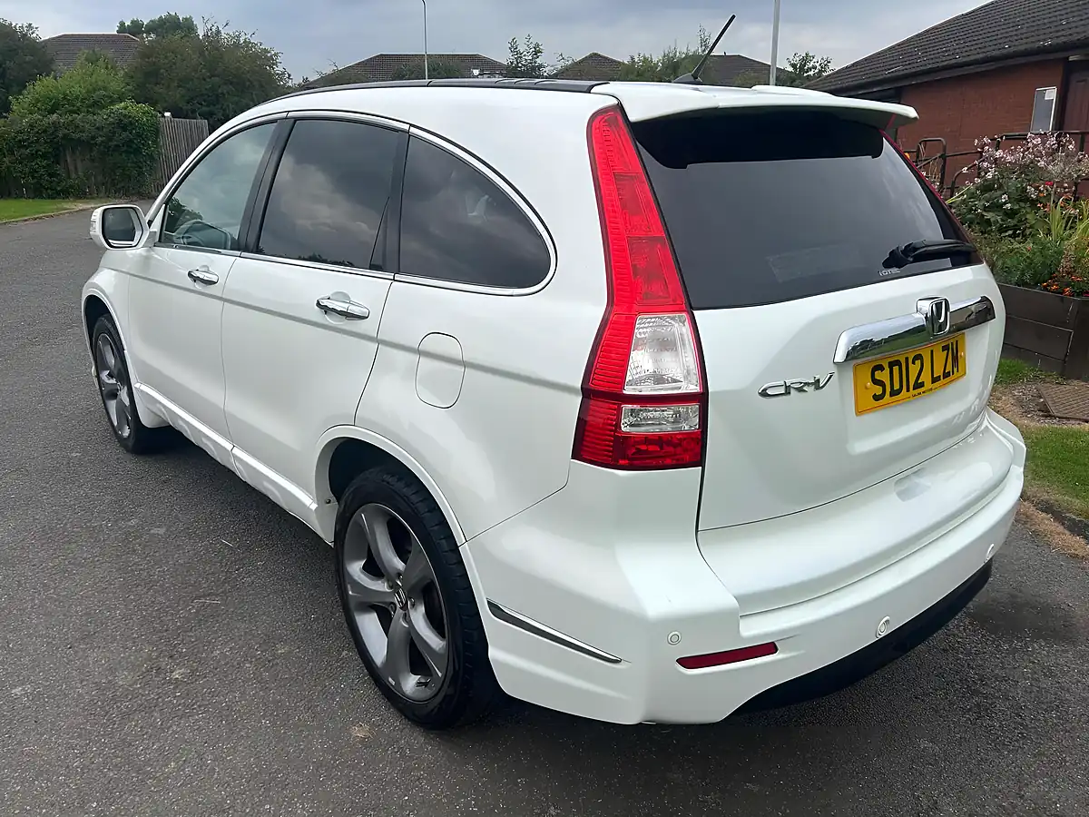 Used 2012 Honda Cr-V Ex White - Interior and Exterior details 9