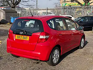 Used 2012 Honda Jazz Es Red - Interior and Exterior details 6