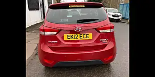 Used 2012 Hyundai IX20 Style Red - Interior and Exterior details 9