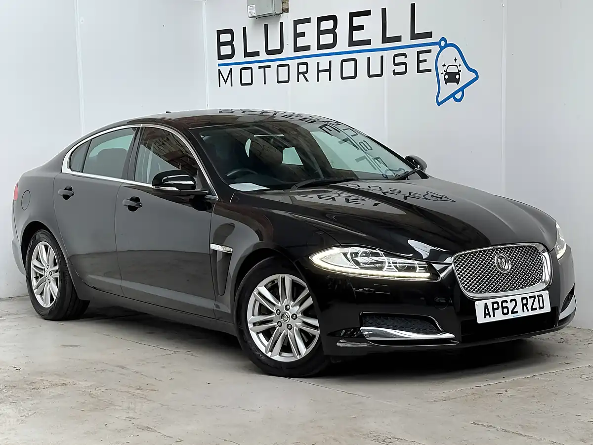 Used 2012 Jaguar Xf Luxury Auto Black - Front View