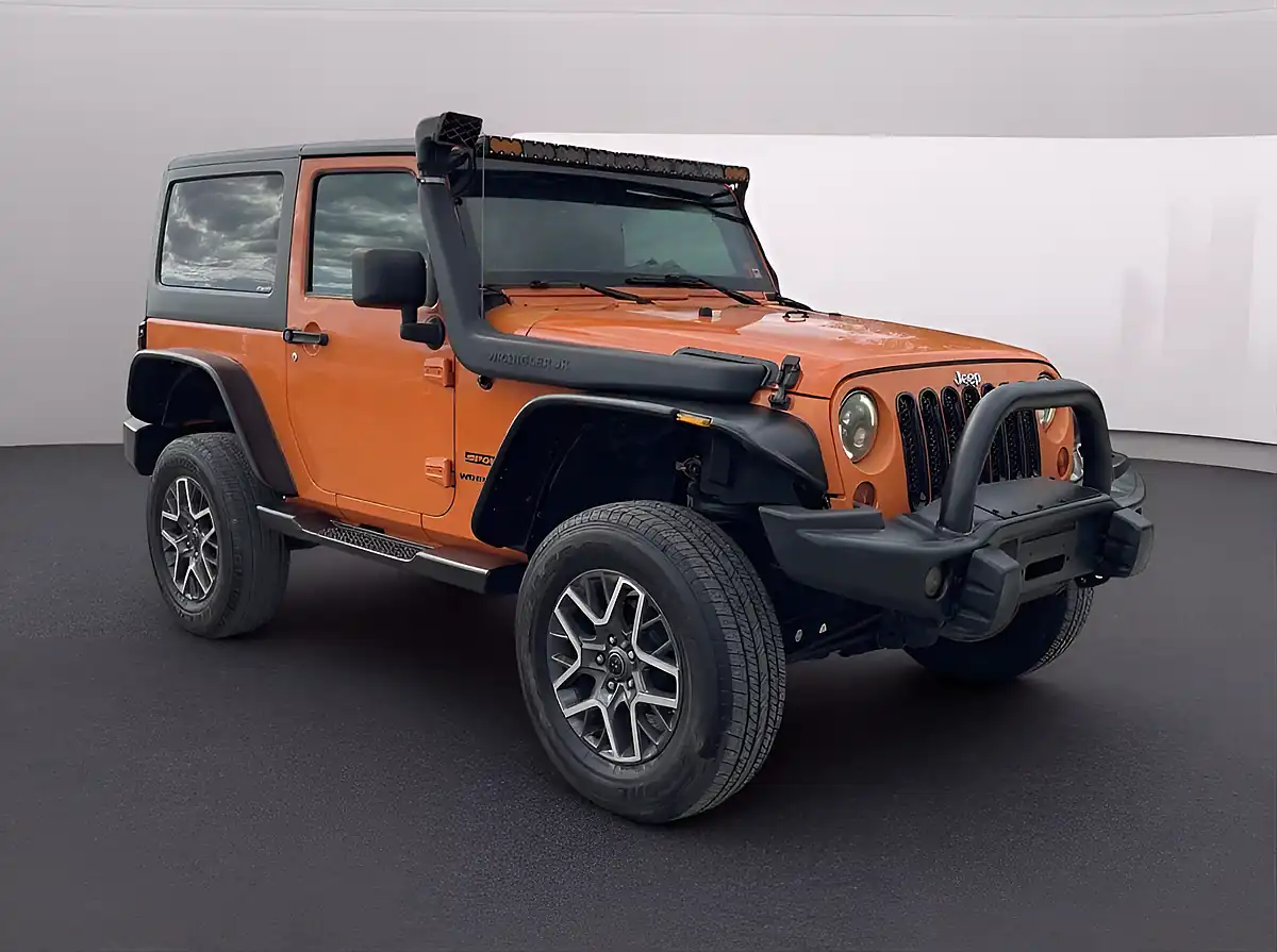 Used 2012 Jeep Wrangler Sport Orange - Front View
