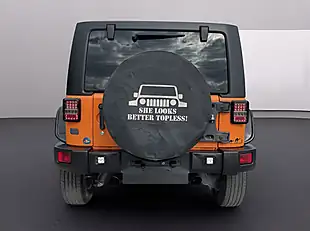 Used 2012 Jeep Wrangler Sport Orange - Interior and Exterior details 5