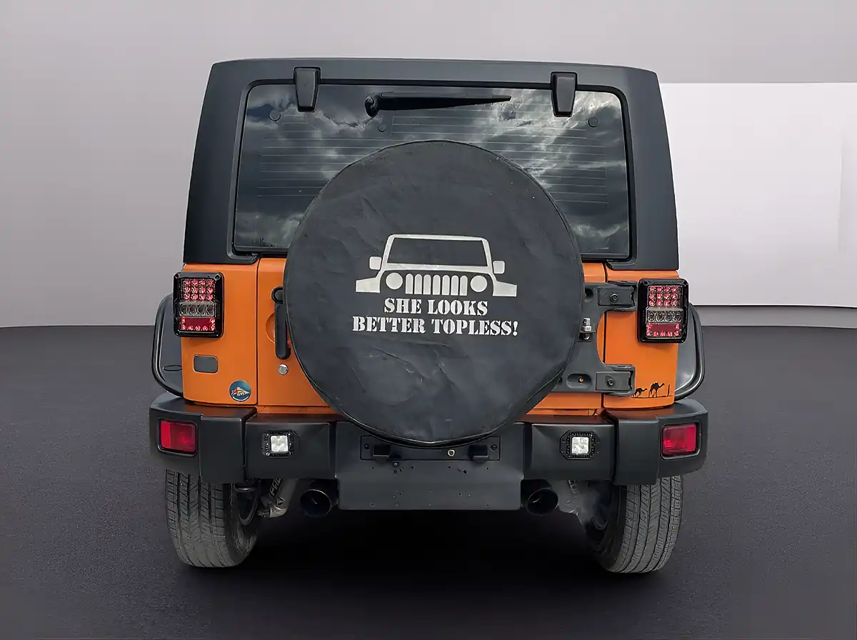 Used 2012 Jeep Wrangler Sport Orange - Interior and Exterior details 5