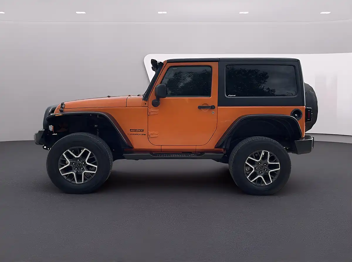 Used 2012 Jeep Wrangler Sport Orange - Interior and Exterior details 8