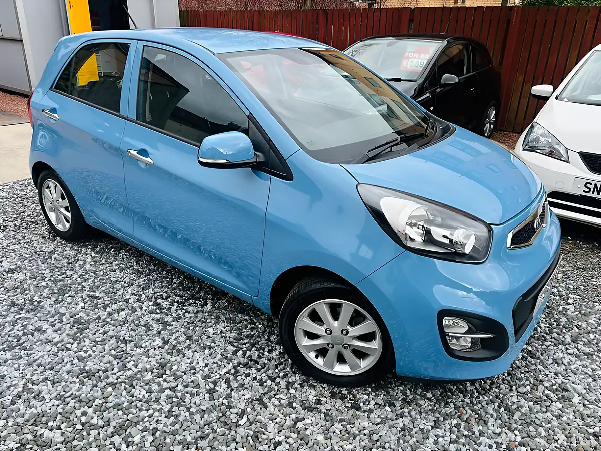 Used 2012 Kia Picanto 2 Blue - Front View