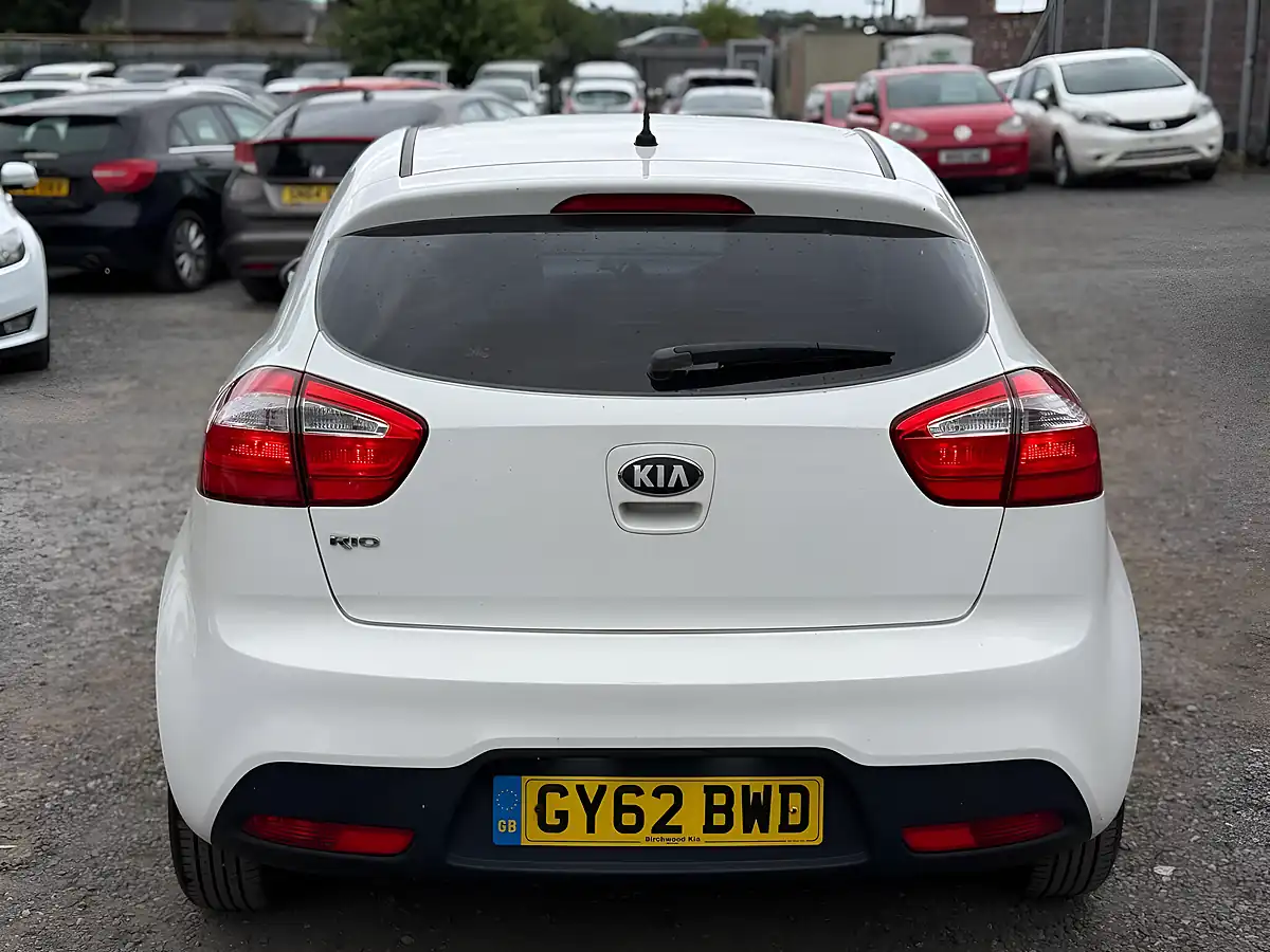 Used 2012 Kia Rio 1 Air White - Interior and Exterior details 6