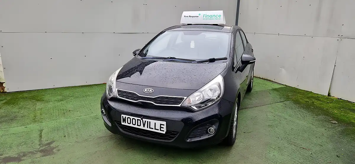 Used 2012 Kia Rio 2 Ecodynamics Black - Front View