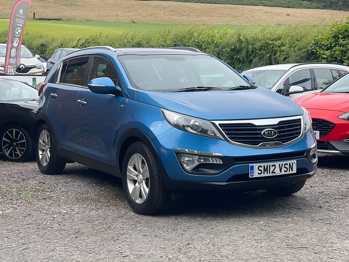 Used 2012 Kia Sportage KX-2 Blue - Front View
