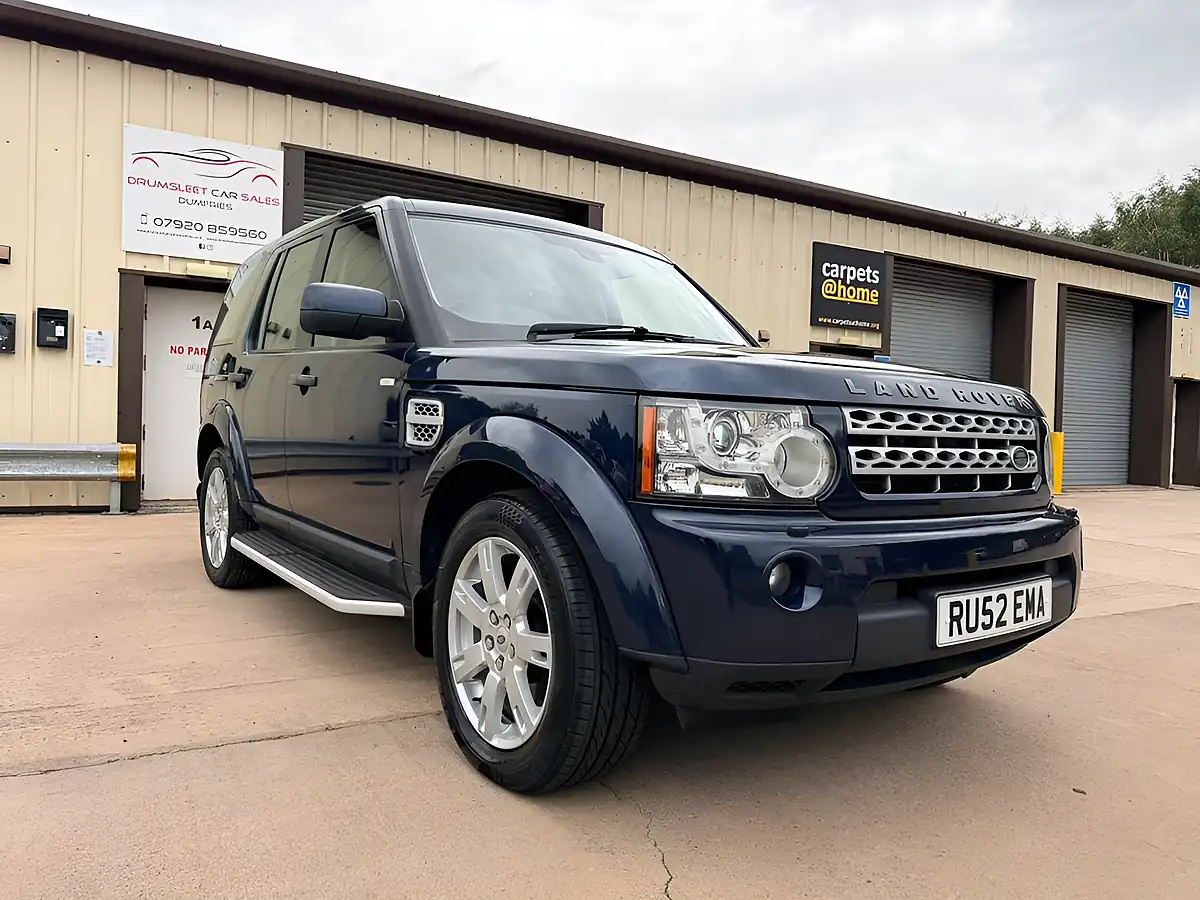 Used 2012 Land Rover Discovery 4 Gs Blue - Front View