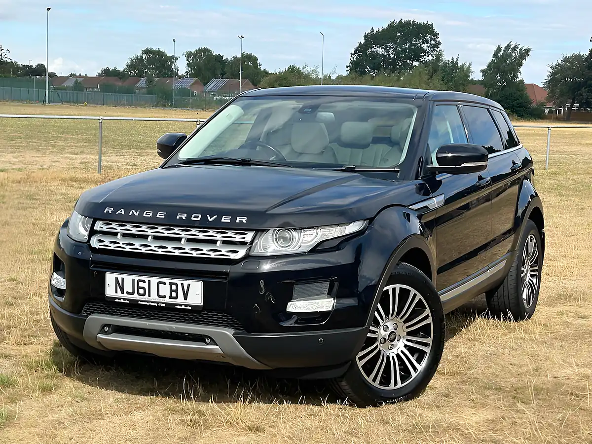 Used 2012 Land Rover Range Rover Evoque Prestige Black - Front View