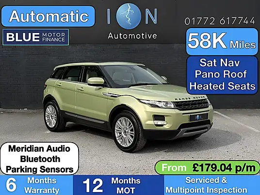 2012 Land Rover Range Rover Evoque Prestige 2.2 SD4