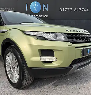 Used 2012 Land Rover Range Rover Evoque Prestige Colima Lime Met. - Interior and Exterior details 10