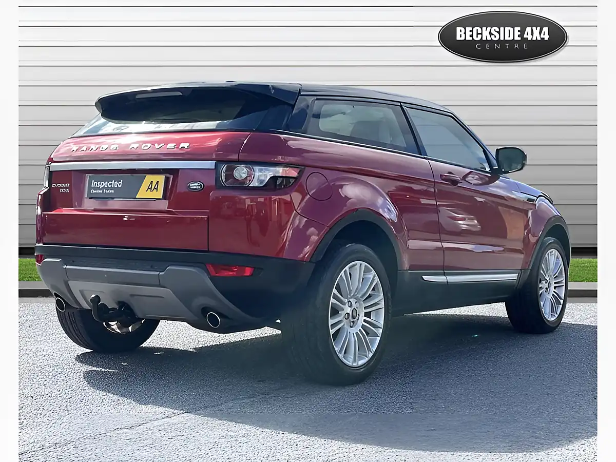 Used 2012 Land Rover Range Rover Evoque Prestige Coupe Red - Interior and Exterior details 4
