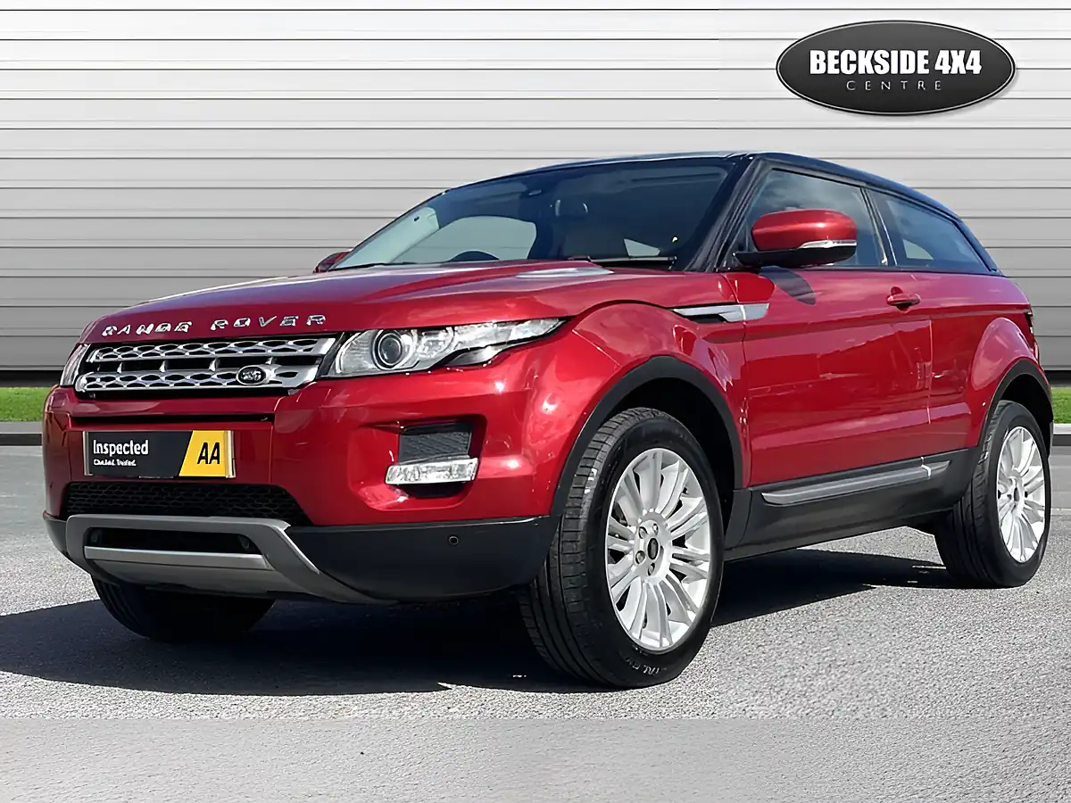 Used 2012 Land Rover Range Rover Evoque Prestige Coupe Red - Interior and Exterior details 5