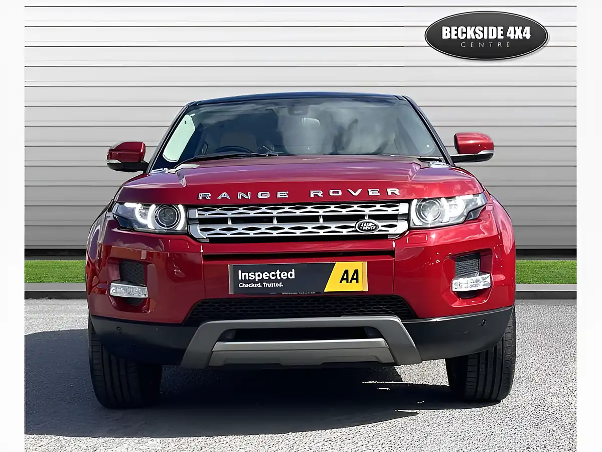 Used 2012 Land Rover Range Rover Evoque Prestige Coupe Red - Interior and Exterior details 8