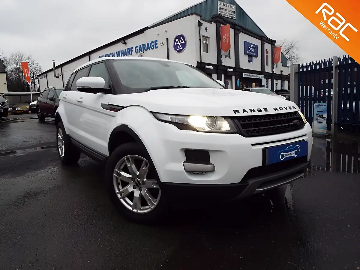 Used 2012 Land Rover Range Rover Evoque Pure White - Front View