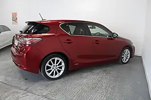 Used 2012 Lexus Ct Se-L Red - Interior and Exterior details 8