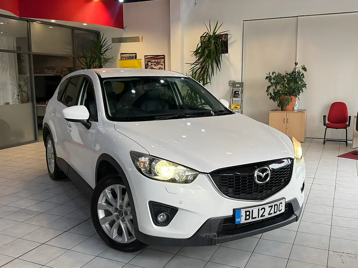 Used 2012 Mazda CX-5 Sport Nav White - Front View