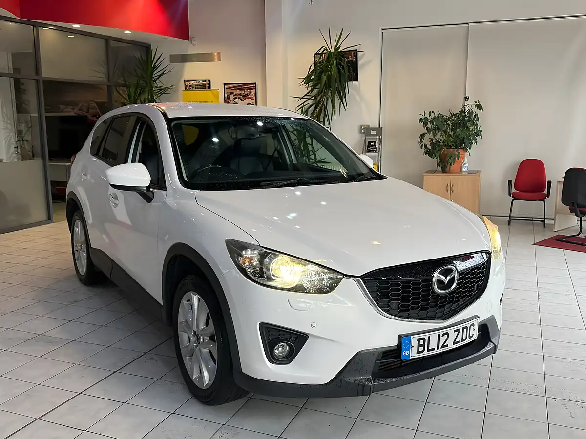 Used 2012 Mazda CX-5 Sport Nav White - Interior and Exterior details 2