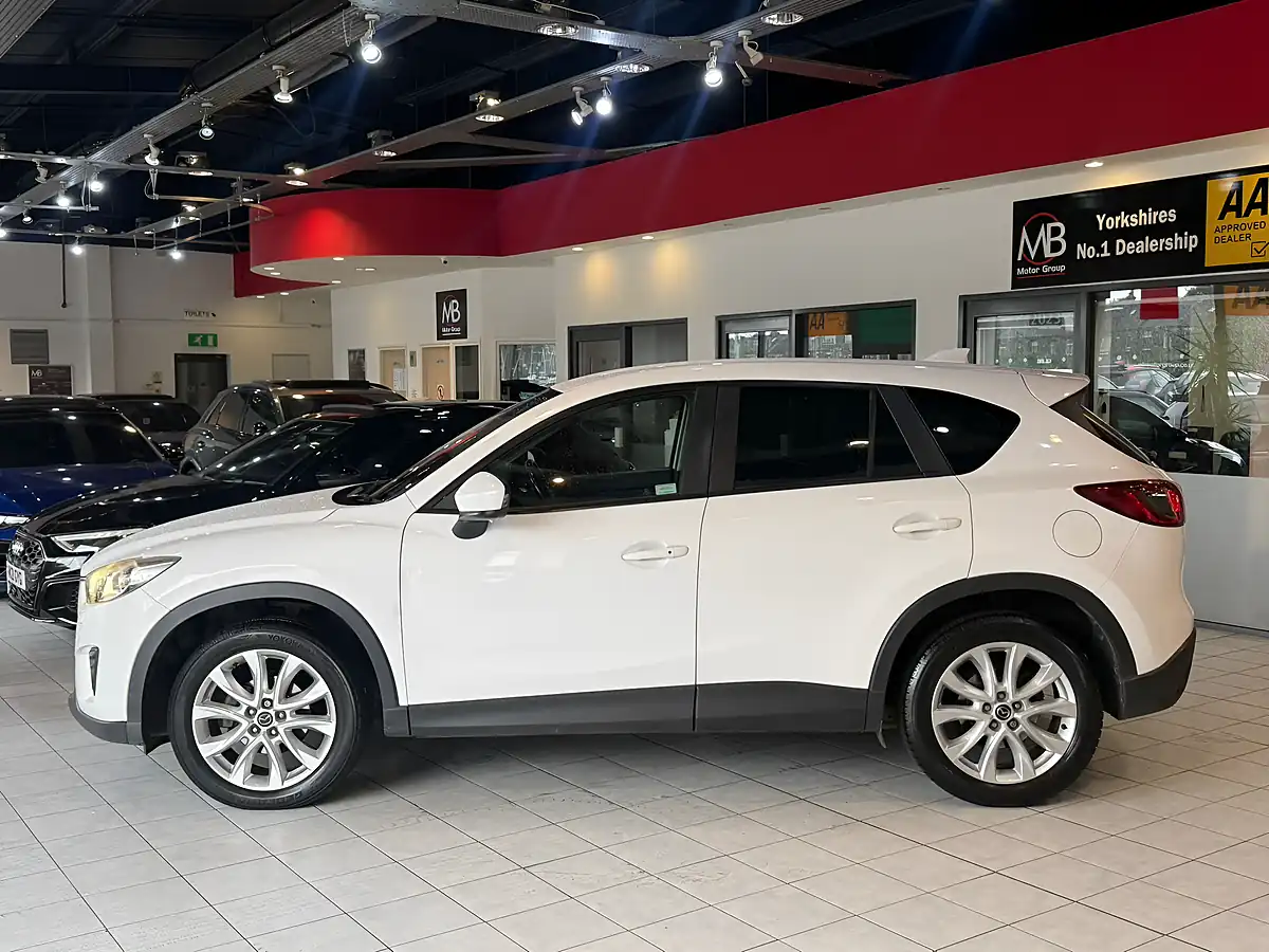 Used 2012 Mazda CX-5 Sport Nav White - Interior and Exterior details 5