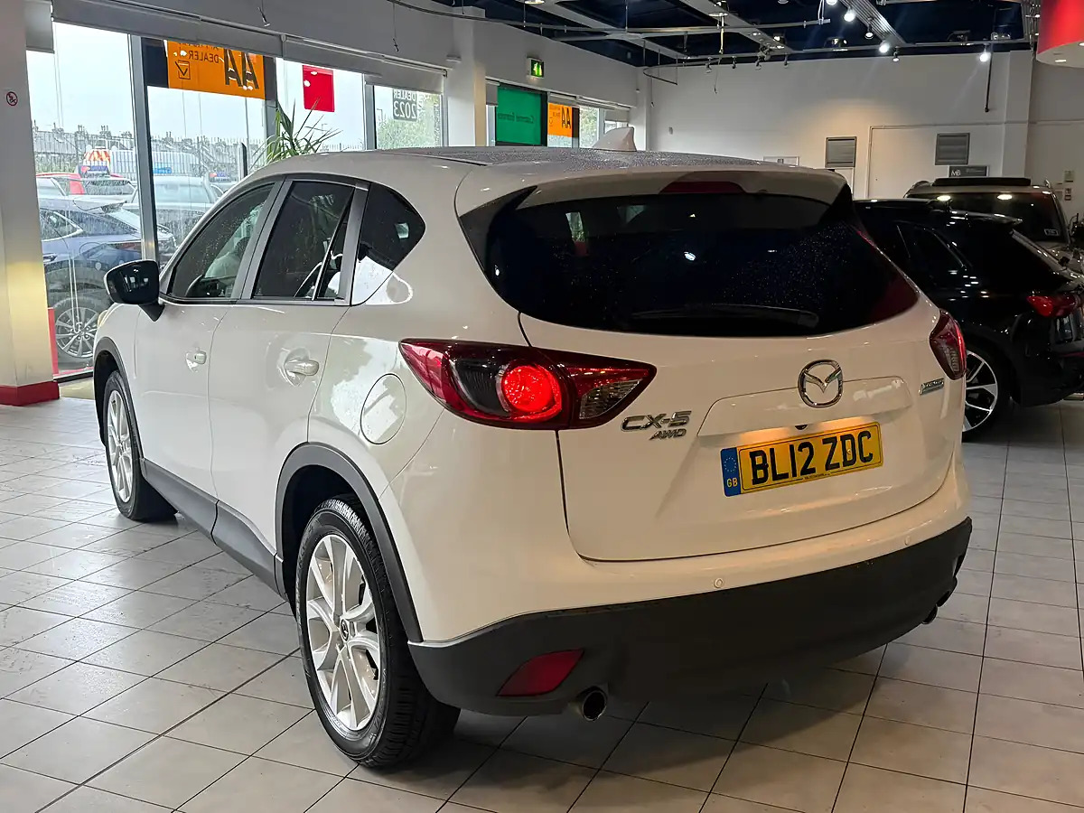 Used 2012 Mazda CX-5 Sport Nav White - Interior and Exterior details 6