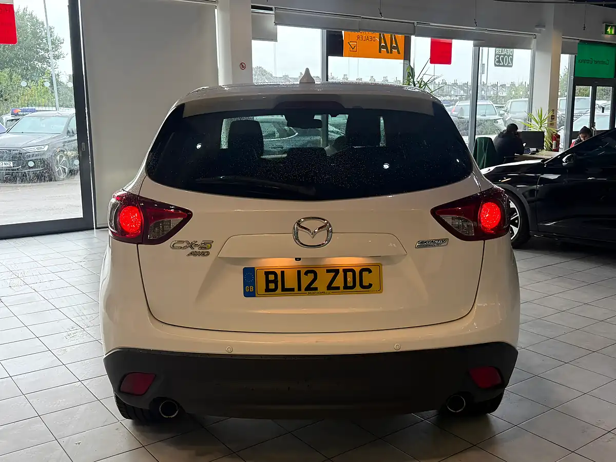 Used 2012 Mazda CX-5 Sport Nav White - Interior and Exterior details 8