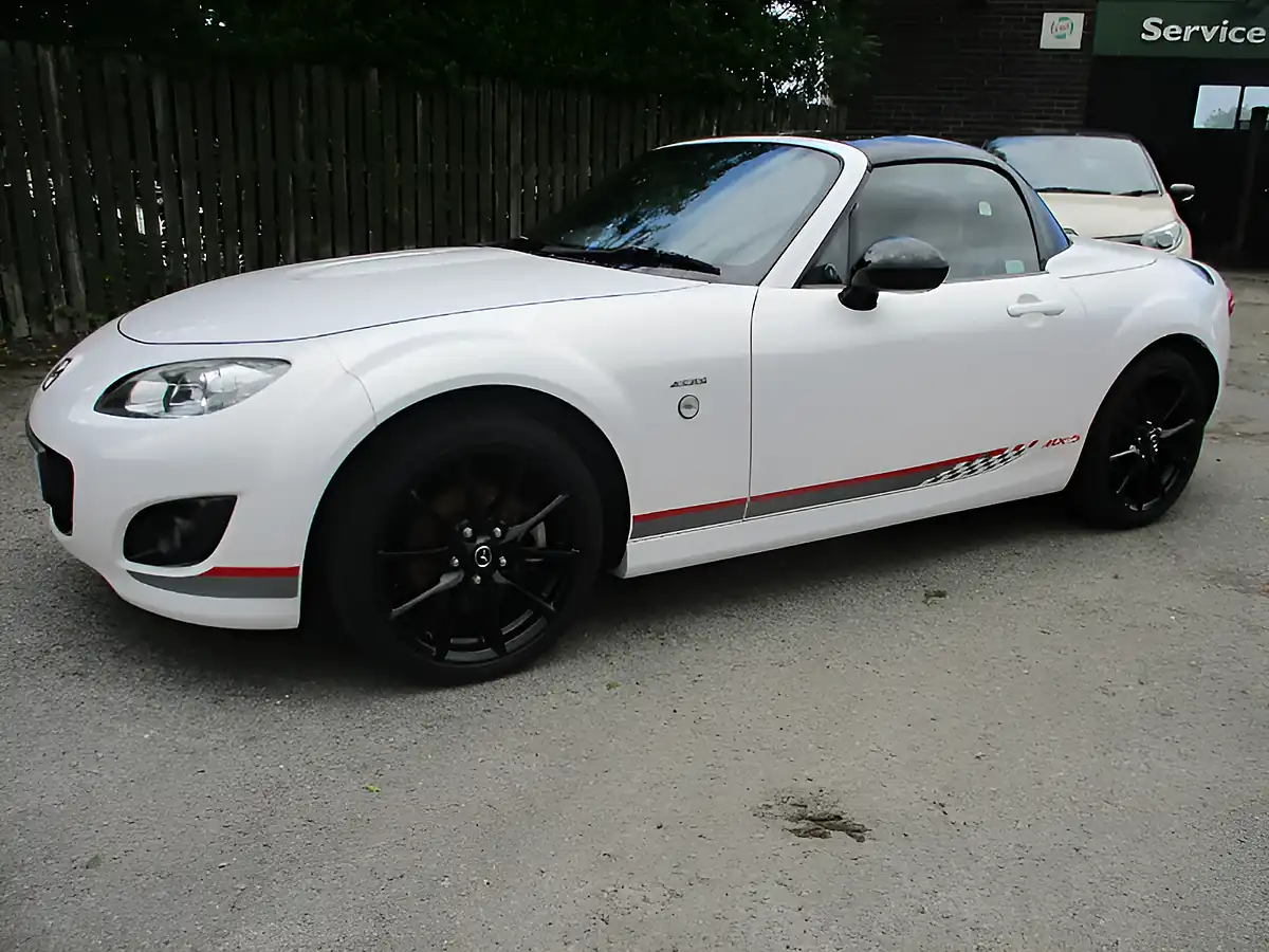 Used 2012 Mazda MX-5 Kuro Roadster White - Front View
