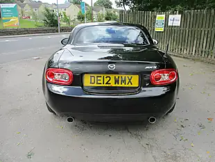 Used 2012 Mazda MX-5 Se Roadster Black - Interior and Exterior details 5