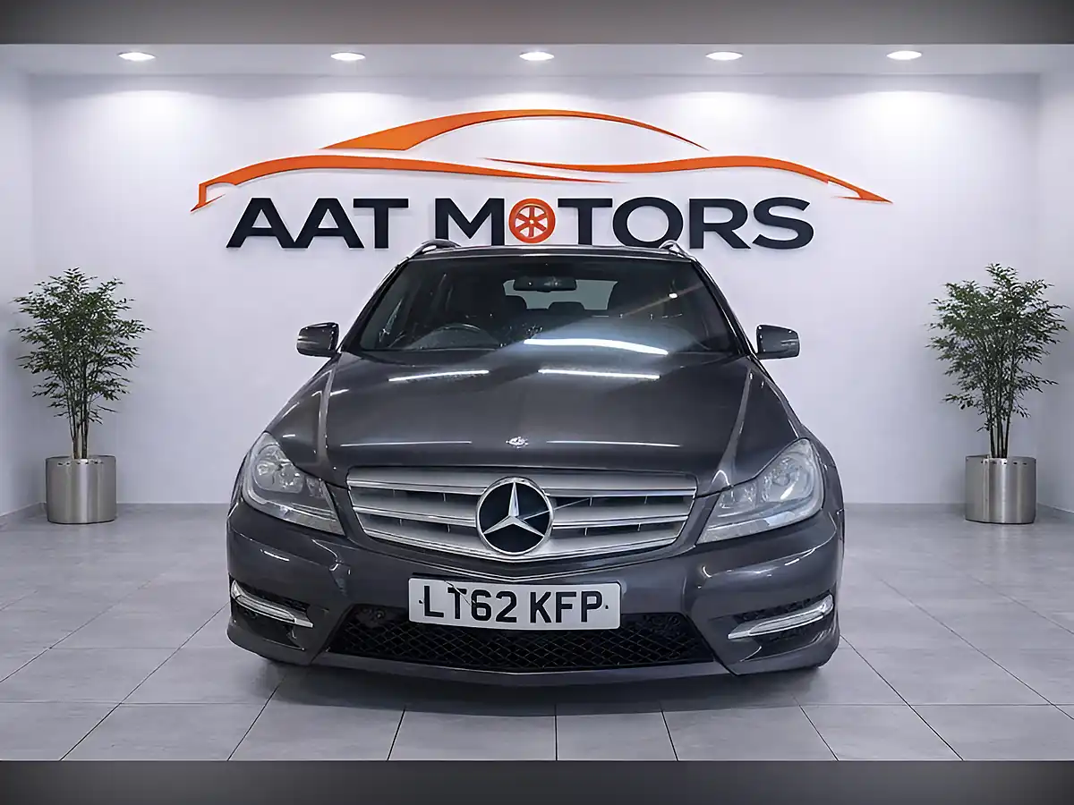 Used 2012 Mercedes-Benz C-Class AMG Sport Estate Grey - Front View