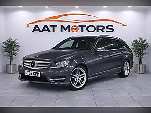 Used 2012 Mercedes-Benz C-Class AMG Sport Estate Grey - Interior and Exterior details 2