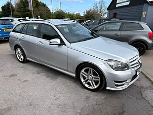 Used 2012 Mercedes-Benz C Class AMG Sport Estate Silver - Interior and Exterior details 3