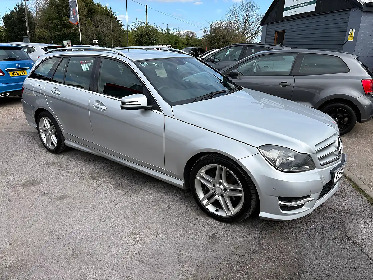 Used 2012 Mercedes-Benz C Class AMG Sport Estate Silver - Interior and Exterior details 3