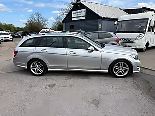 Used 2012 Mercedes-Benz C Class AMG Sport Estate Silver - Interior and Exterior details 4