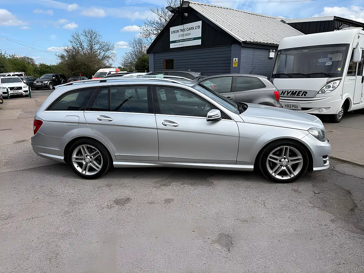 Used 2012 Mercedes-Benz C Class AMG Sport Estate Silver - Interior and Exterior details 4