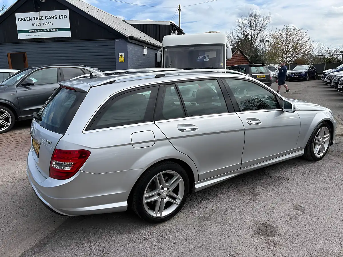 Used 2012 Mercedes-Benz C Class AMG Sport Estate Silver - Interior and Exterior details 5