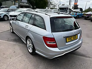 Used 2012 Mercedes-Benz C Class AMG Sport Estate Silver - Interior and Exterior details 7