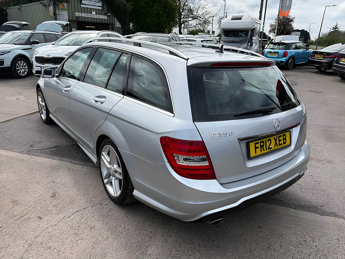 Used 2012 Mercedes-Benz C Class AMG Sport Estate Silver - Interior and Exterior details 7