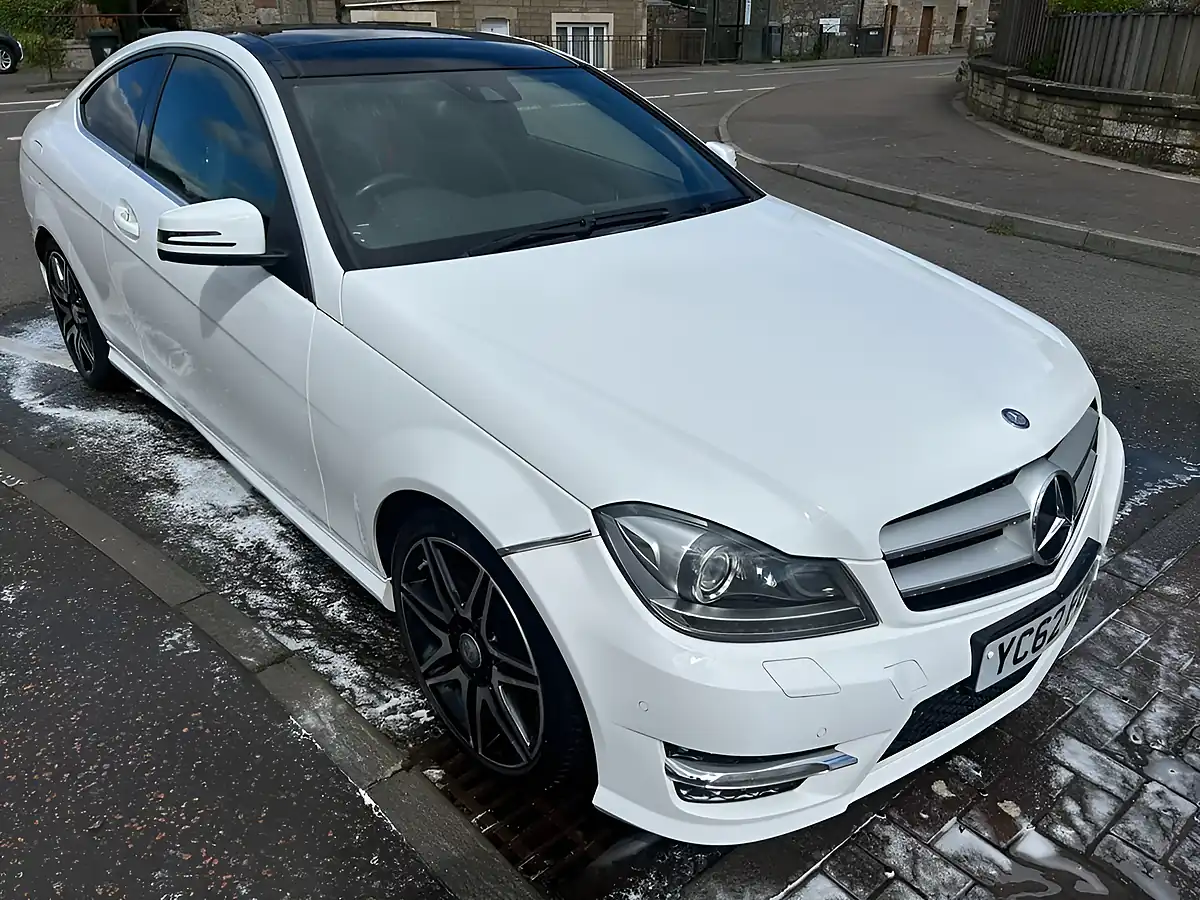 Used 2012 Mercedes-Benz C-Class AMG Sport Plus White - Interior and Exterior details 2