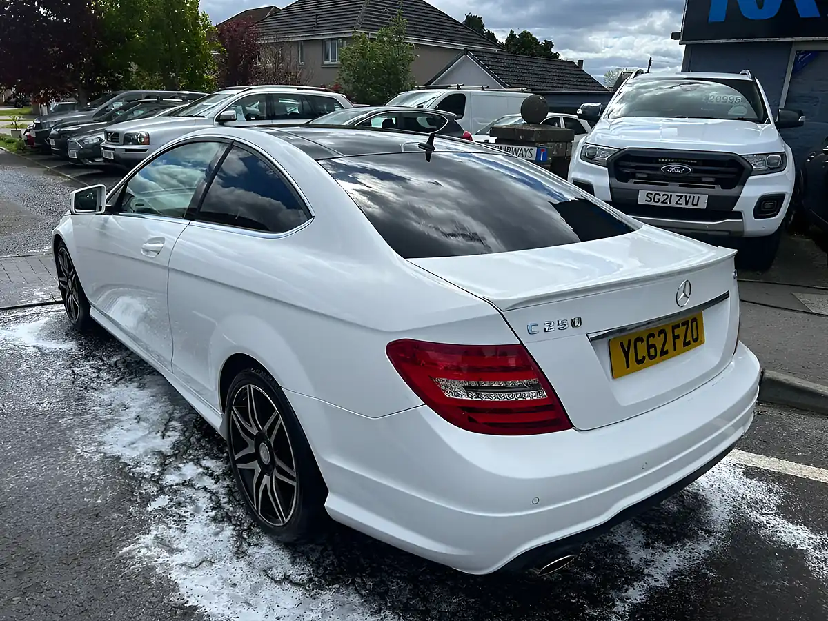 Used 2012 Mercedes-Benz C-Class AMG Sport Plus White - Interior and Exterior details 3