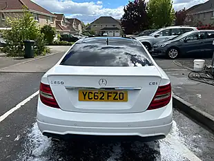 Used 2012 Mercedes-Benz C-Class AMG Sport Plus White - Interior and Exterior details 6