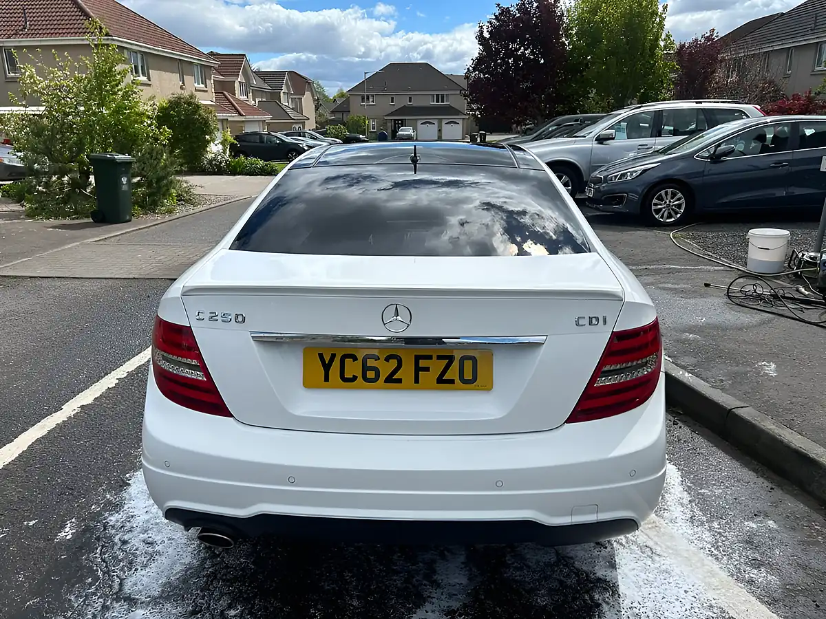 Used 2012 Mercedes-Benz C-Class AMG Sport Plus White - Interior and Exterior details 6