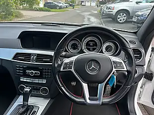 Used 2012 Mercedes-Benz C-Class AMG Sport Plus White - Interior and Exterior details 8