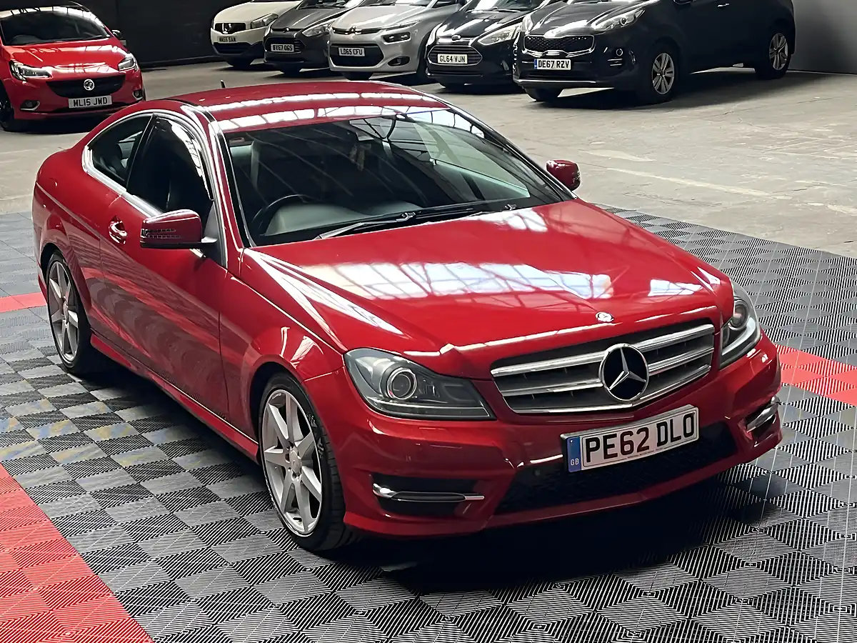 Used 2012 Mercedes-Benz C Class AMG Sport Red - Front View