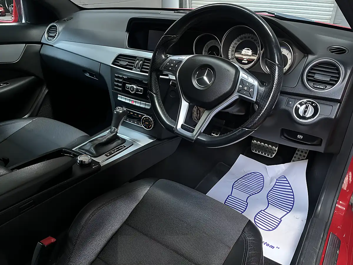 Used 2012 Mercedes-Benz C Class AMG Sport Red - Interior and Exterior details 12