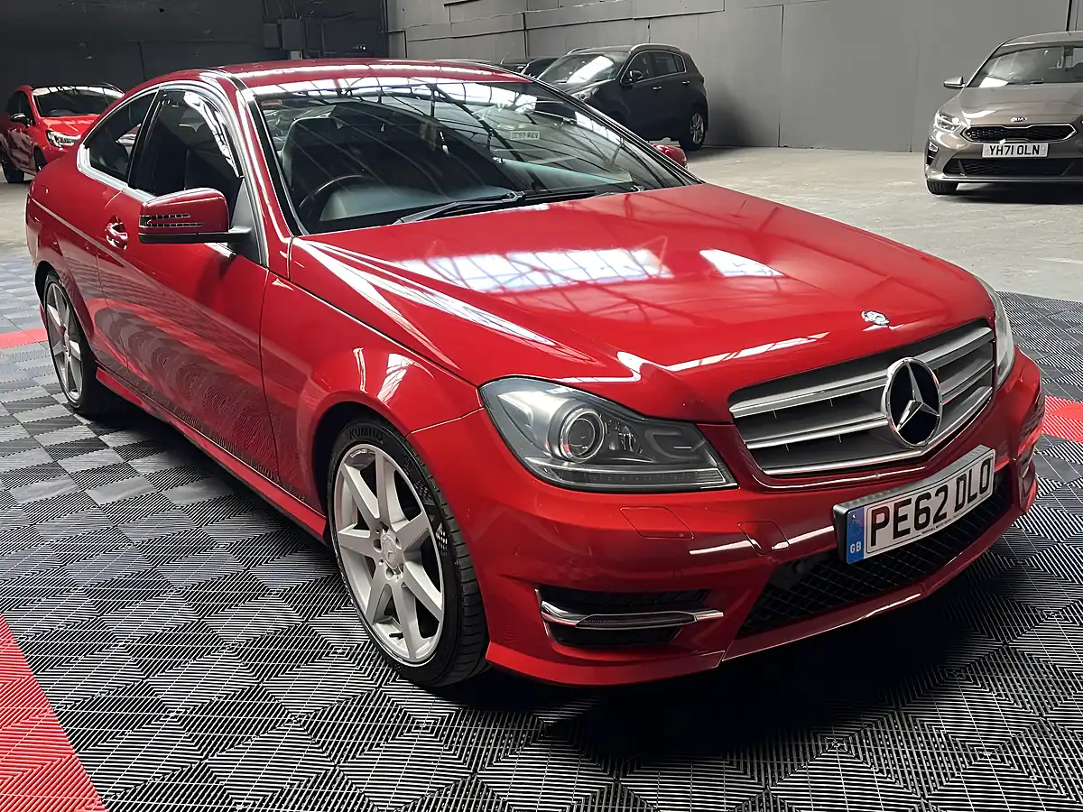 Used 2012 Mercedes-Benz C Class AMG Sport Red - Interior and Exterior details 3