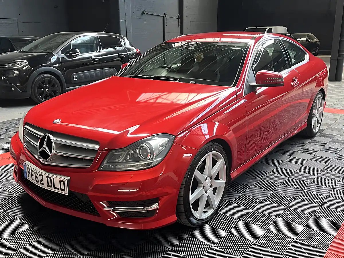 Used 2012 Mercedes-Benz C Class AMG Sport Red - Interior and Exterior details 4