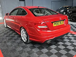 Used 2012 Mercedes-Benz C Class AMG Sport Red - Interior and Exterior details 8